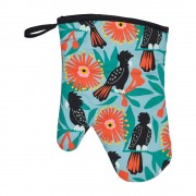 Oven Mitt | Black Cockatoos | Cotton